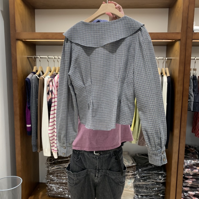 THE CAMEL東大門直郵女士新品休閑襯衫蕾絲衫the came_l 家襯衫/蕾絲衫