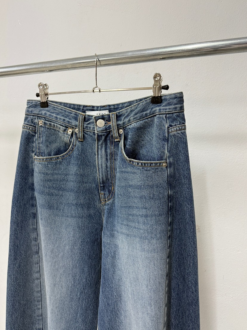 EE97韓國直郵女士新品真品人氣推薦休閑時尚熱賣牛仔褲EE97牛仔褲