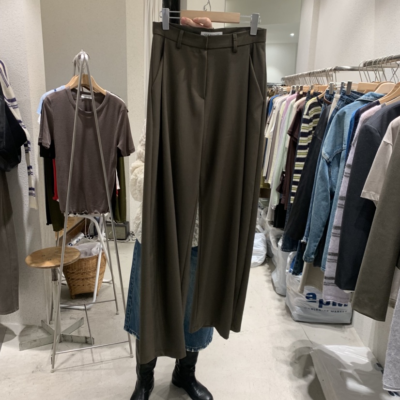 SSENIQUE韓國直郵女士新品時尚人氣熱賣真品推薦休閑休閑褲SSENIQUE休閑褲圖色1棕色