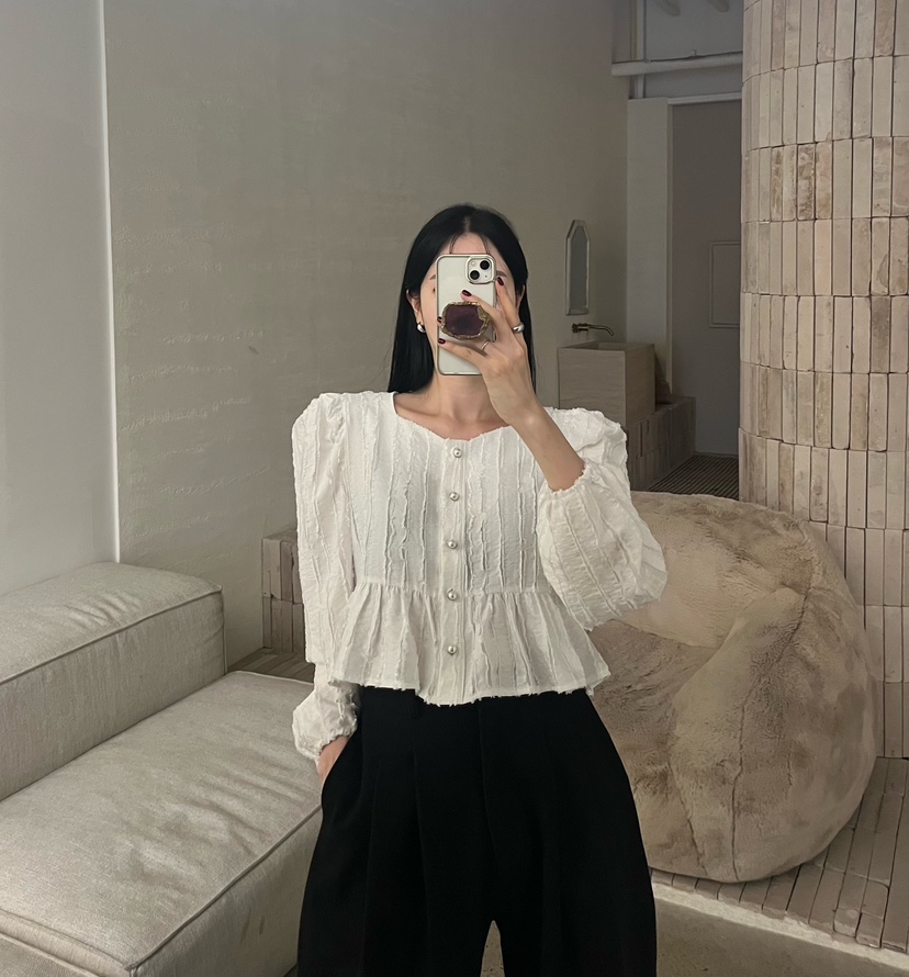 AMUSE SEOUL韓國代購女裝新款人氣休閑時尚推薦襯衫蕾絲衫AMUSE SEOUL襯衫/蕾絲衫