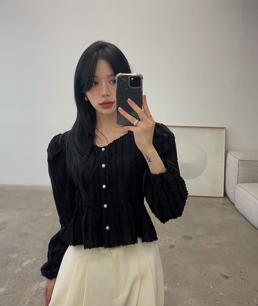 AMUSE SEOUL韓國代購女裝新款人氣休閑時尚推薦襯衫蕾絲衫AMUSE SEOUL襯衫/蕾絲衫