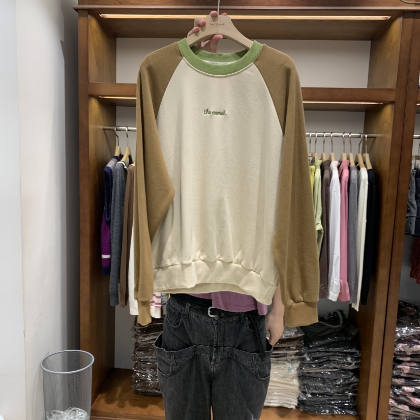 THE CAMEL東大門實拍女裝新品人氣衛衣the came_l 家衛衣圖色3