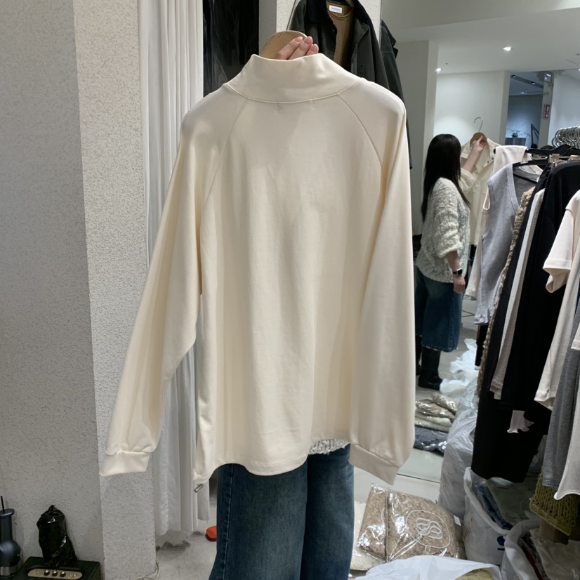 SSENIQUE韓國代購女士新款推薦真品時尚衛衣防風衣高領開襟SSENIQUE衛衣