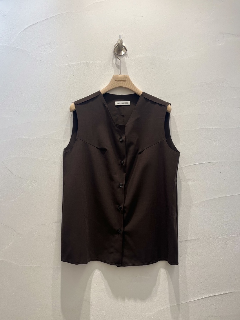 BROWN PAPER東大門代購女裝新品真品熱賣推薦人氣休閑馬甲BROWN PAPER馬甲圖色2