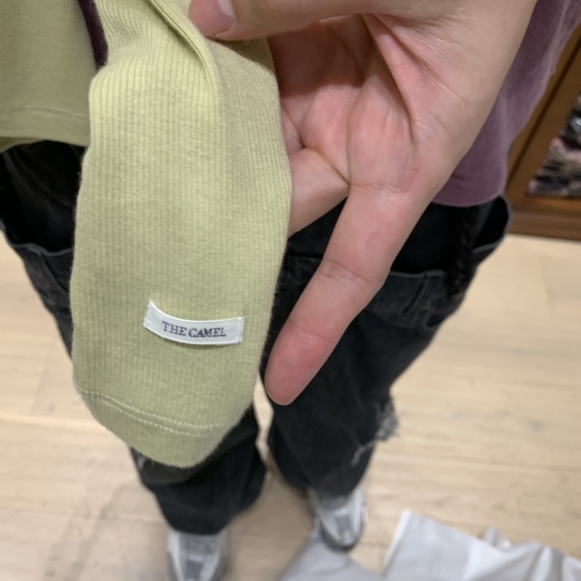 THE CAMEL韓國代購女裝新品時尚長袖T恤the came_l 家長袖T恤