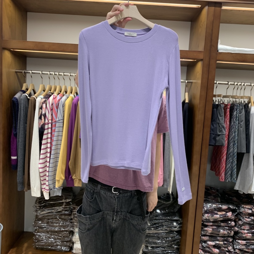 THE CAMEL韓國代購女裝新品時尚長袖T恤the came_l 家長袖T恤圖色5