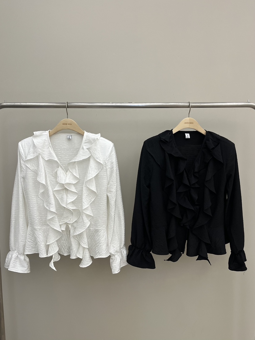 AMUSE SEOUL東大門實拍女士新品熱賣時尚真品襯衫蕾絲衫AMUSE SEOUL襯衫/蕾絲衫