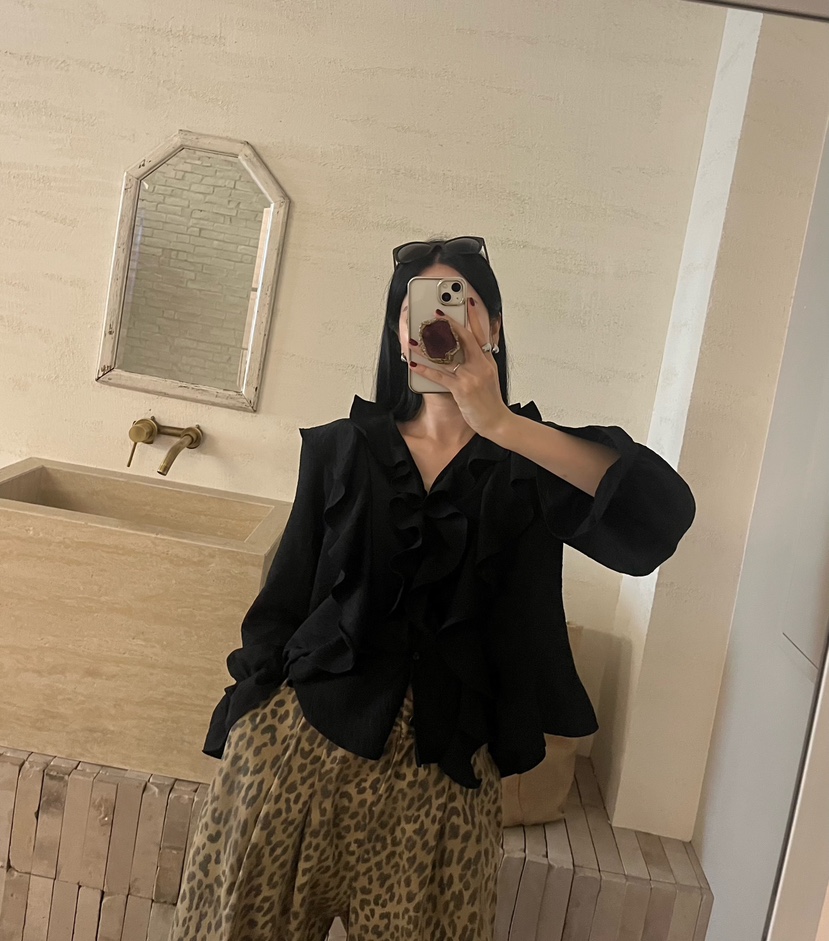 AMUSE SEOUL東大門實拍女士新品熱賣時尚真品襯衫蕾絲衫AMUSE SEOUL襯衫/蕾絲衫