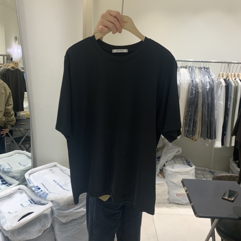 NAVYBURST韓國直郵女士新品人氣熱賣休閑時尚推薦真品T恤NAVY BURSTT恤圖色5黑