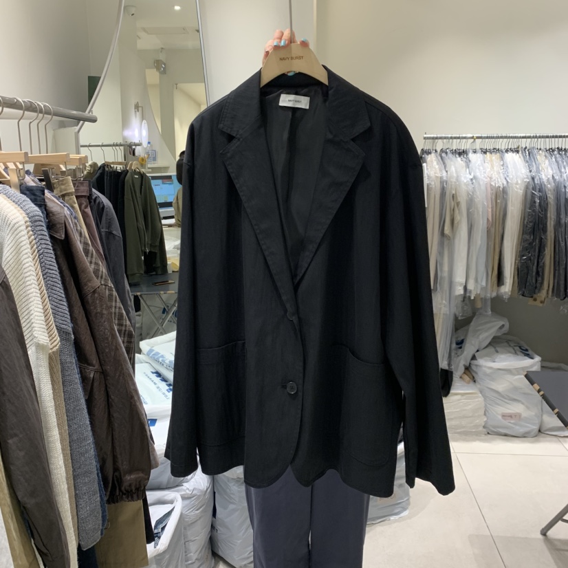 NAVYBURST韓國直郵女士新款人氣真品熱賣推薦休閑西裝西服NAVY BURST西裝/西服圖色2黑
