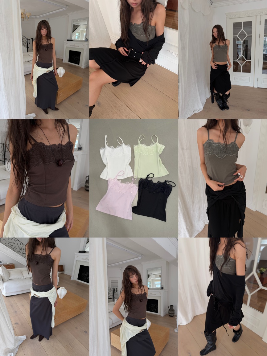 AWESOME SAUCE東大門直郵女裝新品休閑真品熱賣吊帶背心AWESOME SAUCE吊帶/背心