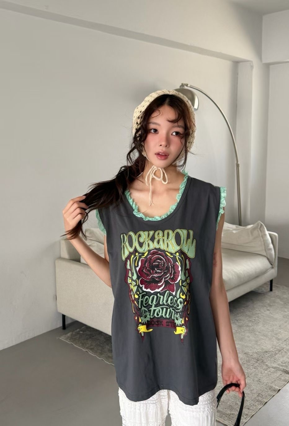 GISELE東大門代購女裝新款推薦時尚熱賣真品吊帶背心無袖GISELE吊帶/背心圖色1