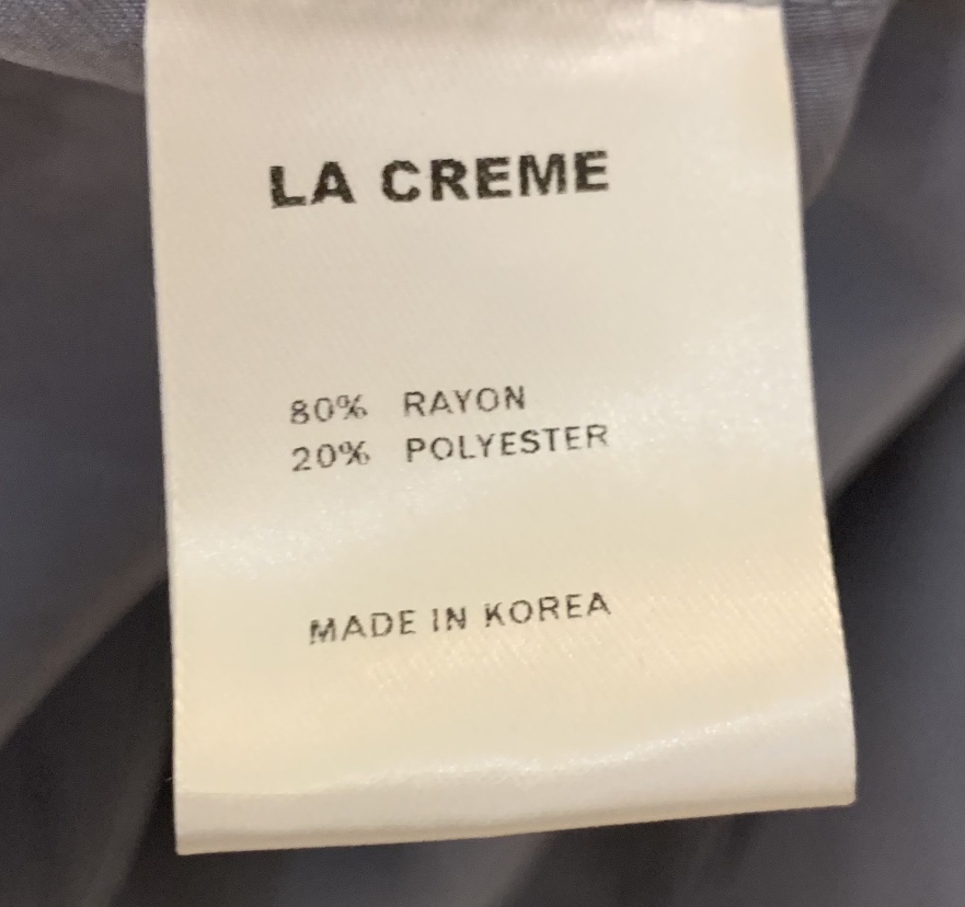 LA CREME韓國代購女裝新款時尚熱賣推薦真品襯衫蕾絲衫扭曲LA CREME襯衫/蕾絲衫
