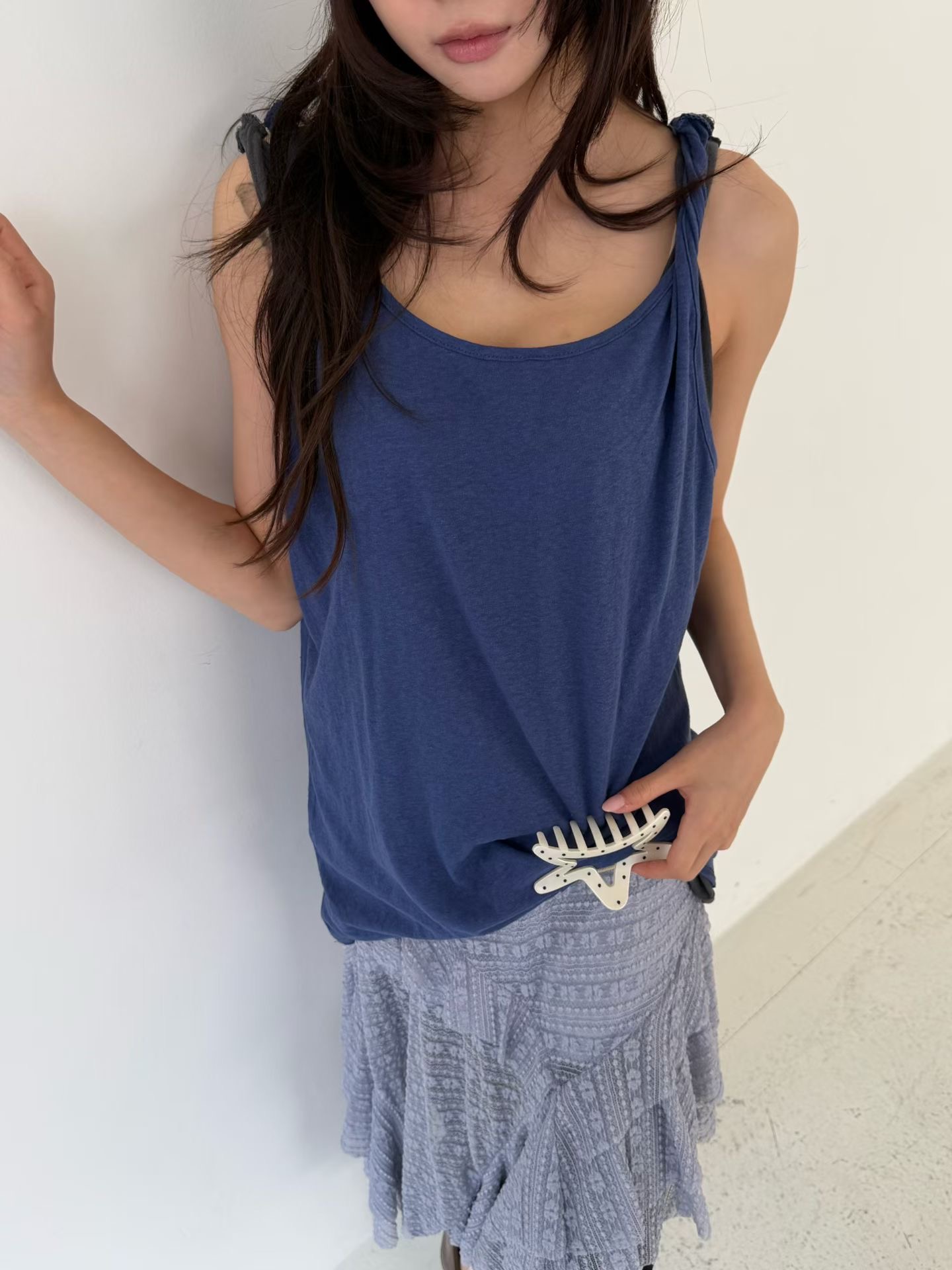 GISELE韓國代購女裝新款熱賣推薦吊帶背心不含內搭露背無袖GISELE吊帶/背心圖色3
