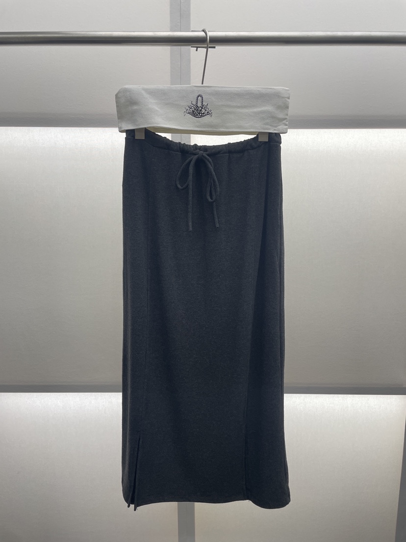 MILUI東大門代購女裝新款熱賣時尚真品休閑推薦人氣長裙褶皺MILUI長裙圖色1