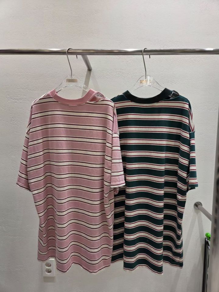 ZACCU東大門實拍女裝新品真品推薦熱賣人氣時尚連衣裙條紋ZACCU連衣裙