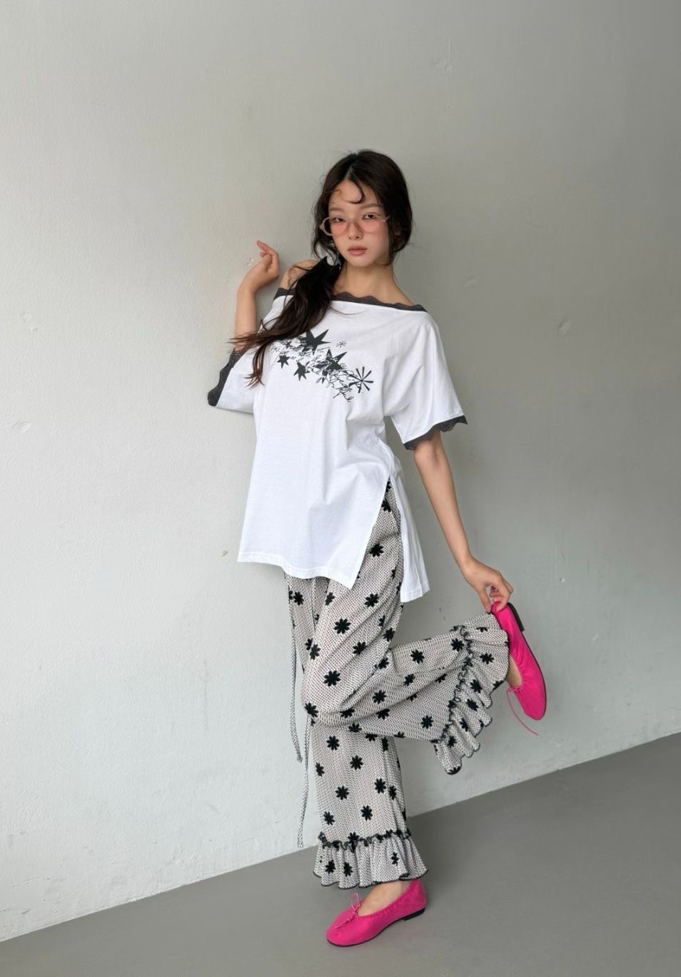 GISELE東大門直郵女裝新品真品熱賣時尚人氣推薦休閑T恤GISELET恤圖色1