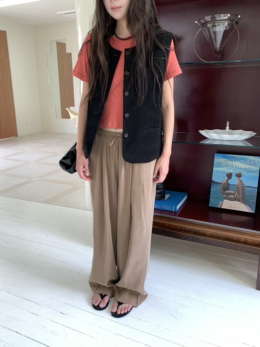TORRE東大門實拍女裝新款人氣時尚推薦真品休閑休閑褲纖維TORRE休閑褲