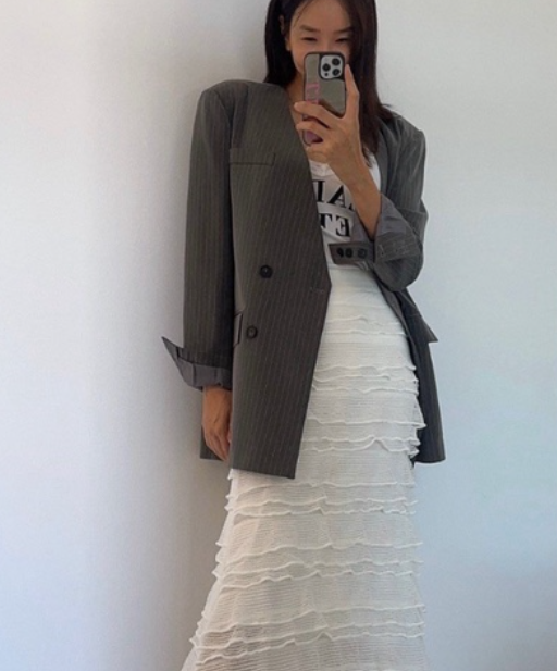 SOUIT韓國代購女士新品人氣時尚熱賣休閑西裝西服不含腰帶SOUIT西裝/西服圖色1