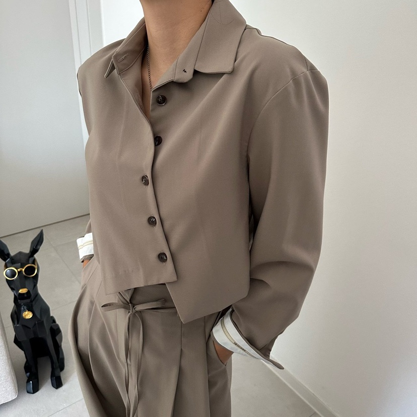 SOUIT韓國代購女士新款推薦熱賣時尚真品休閑人氣襯衫蕾絲衫SOUIT襯衫/蕾絲衫圖色1