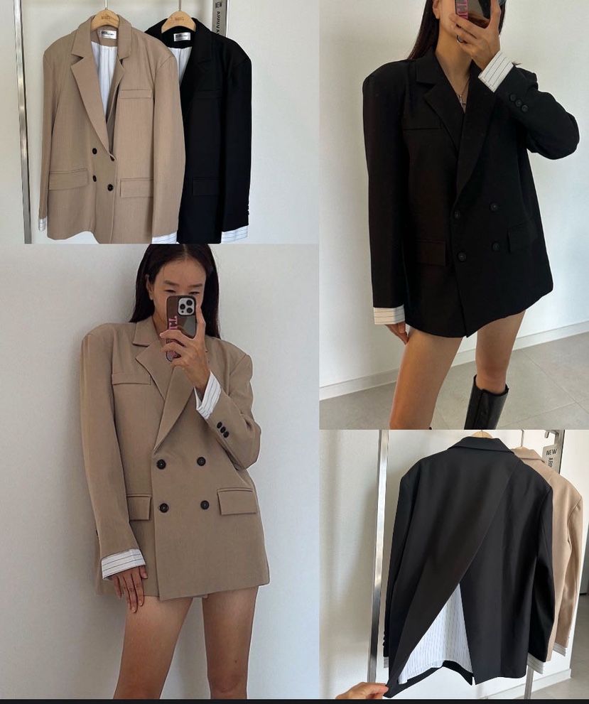 SOUIT東大門直郵女士新品熱賣推薦休閑時尚真品西裝西服開衩SOUIT西裝/西服
