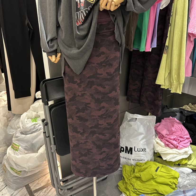 CHAVI東大門代購女士新品推薦人氣熱賣休閑真品時尚長裙迷彩CHAVI長裙