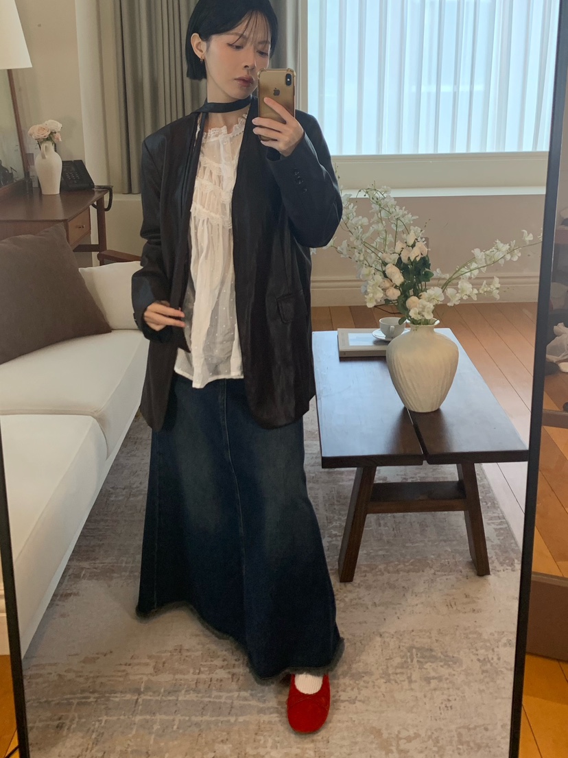 FABRIC東大門實拍女士新品推薦真品人氣時尚熱賣休閑長裙FABRIC長裙