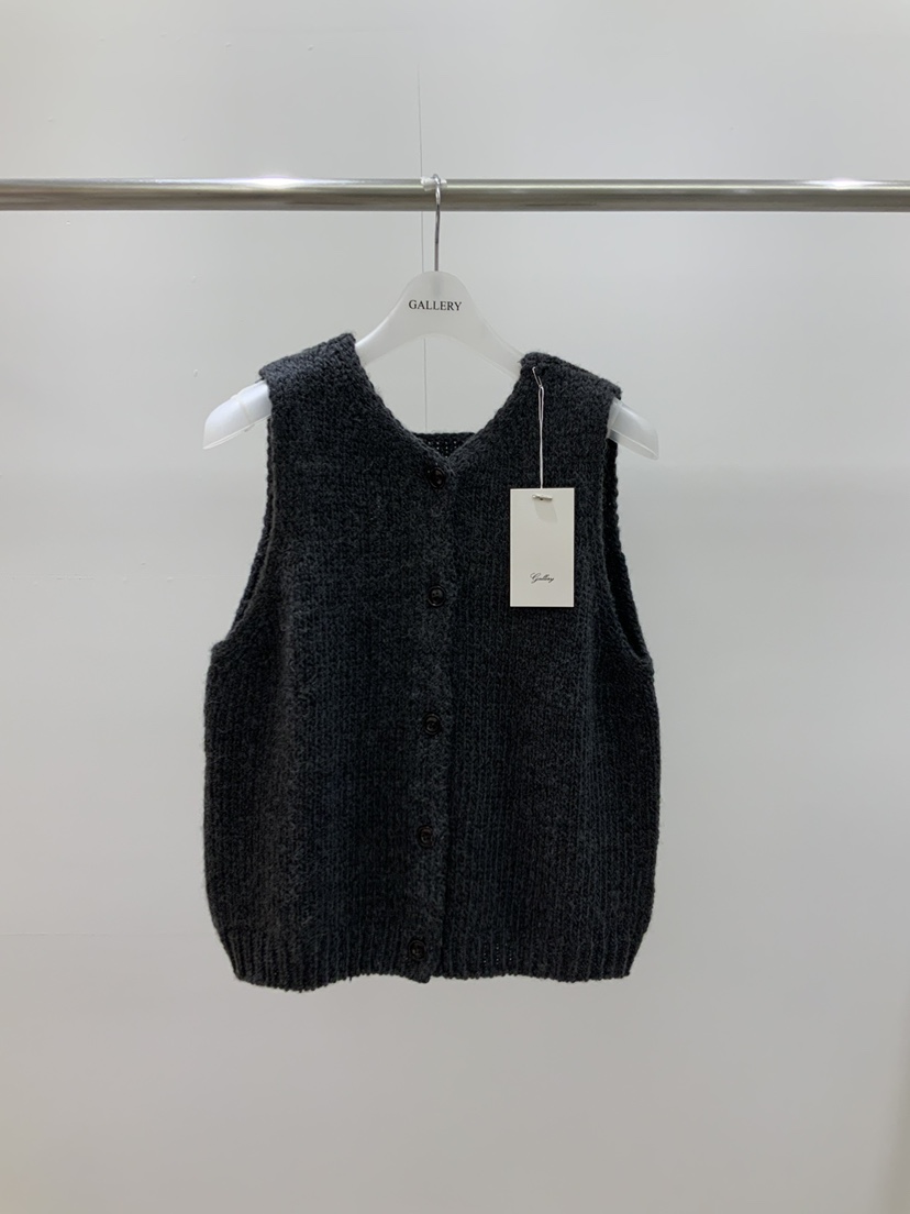 GALLERY-P東大門直郵女裝新款真品推薦熱賣時尚休閑馬甲GALLERY-P馬甲圖色3墨色