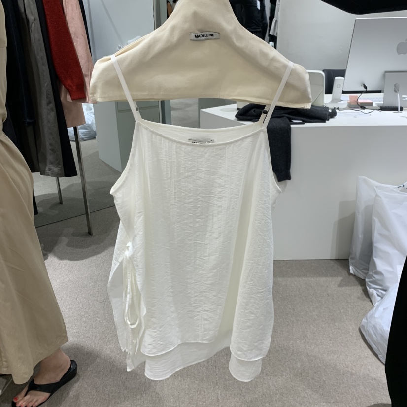 MADELEINE東大門實拍女士新款真品熱賣休閑推薦時尚吊帶背心MADELEINE吊帶/背心圖色1