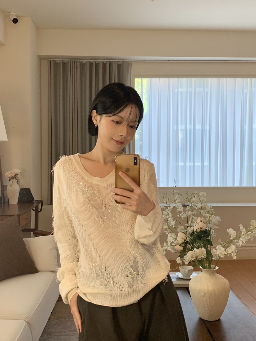 FABRIC韓國直郵女士新款時尚真品熱賣推薦休閑人氣針織衫FABRIC針織衫