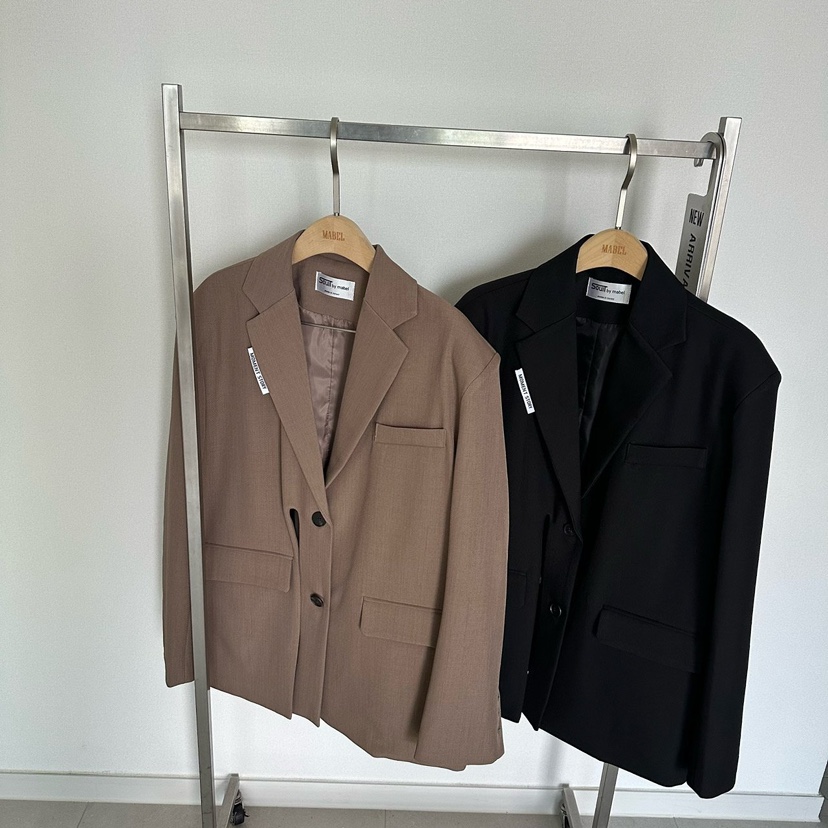 SOUIT韓國代購女裝新品時尚推薦真品熱賣人氣西裝西服開衩SOUIT西裝/西服