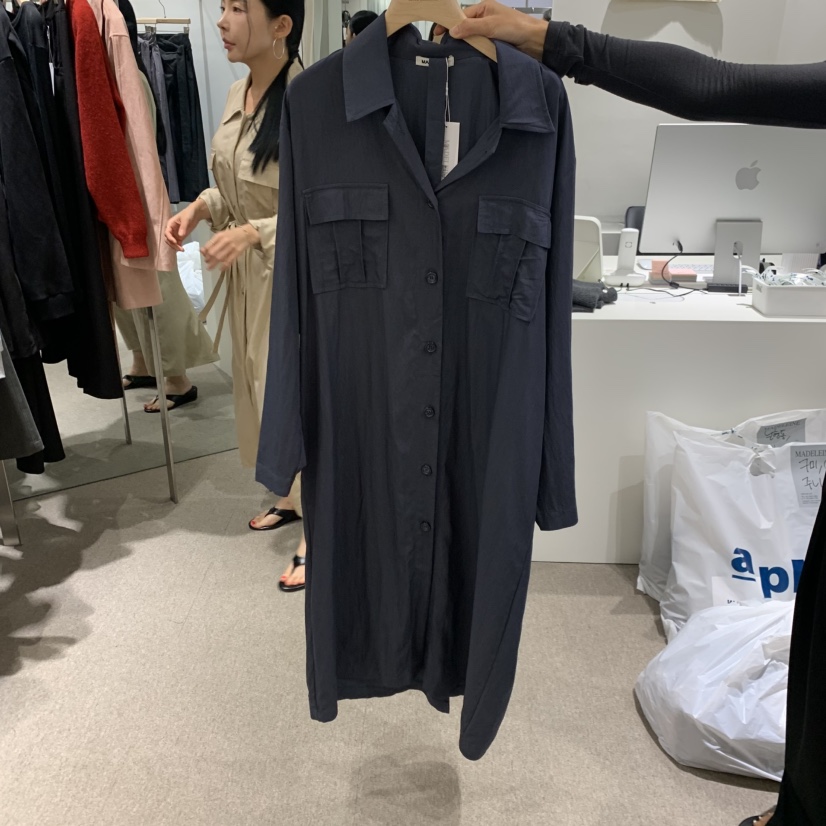 MADELEINE東大門實拍女士新品熱賣休閑人氣時尚連衣裙含腰帶MADELEINE連衣裙圖色2