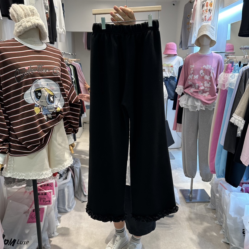 EVE東大門實拍女裝新品時尚休閑人氣推薦熱賣真品休閑褲EVE休閑褲
