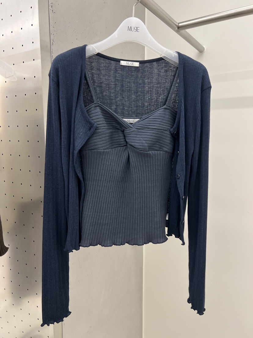 MUGE東大門直郵女士新品時尚真品人氣熱賣休閑開衫不含吊帶MUGE開衫圖色3
