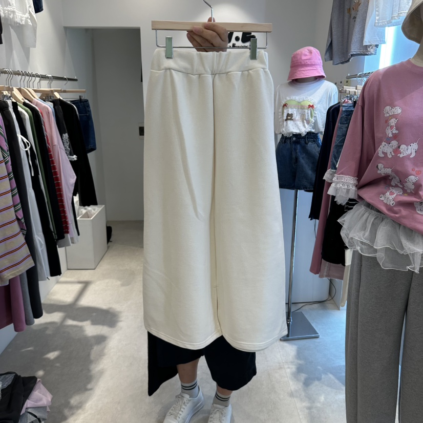 EVE東大門實拍女裝新款推薦人氣時尚休閑熱賣真品長裙褶邊EVE長裙