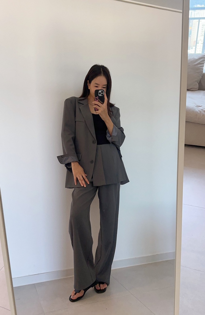 SOUIT韓國直郵女裝新品真品職業時尚人氣推薦西裝西服刺繡SOUIT西裝/西服圖色1