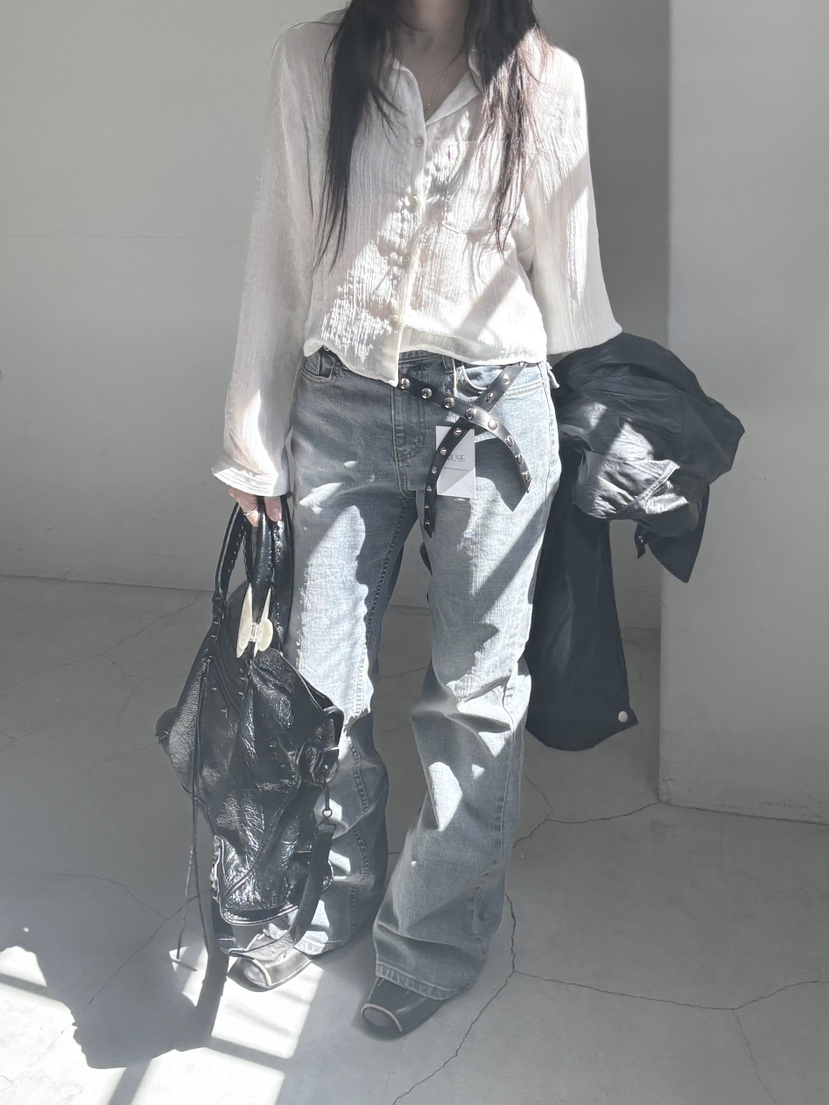MUGE韓國直郵女士新品時尚推薦熱賣人氣真品休閑襯衫蕾絲衫MUGE襯衫/蕾絲衫