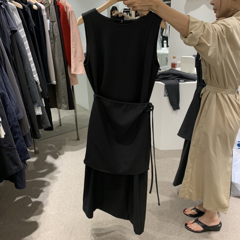 MADELEINE韓國代購女士新款人氣真品熱賣休閑推薦時尚連衣裙MADELEINE連衣裙圖色3黑