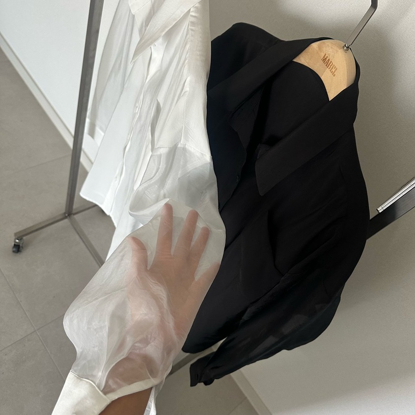 SOUIT東大門實拍女士新品熱賣真品休閑推薦襯衫蕾絲衫含腰帶SOUIT襯衫/蕾絲衫