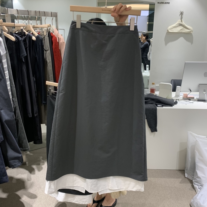 MADELEINE東大門代購女士新品人氣真品推薦時尚半身裙中短裙MADELEINE半身裙/中短裙圖色2墨