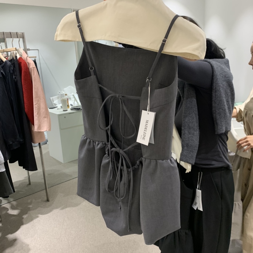 MADELEINE韓國代購女裝新品熱賣推薦休閑人氣時尚吊帶背心MADELEINE吊帶/背心
