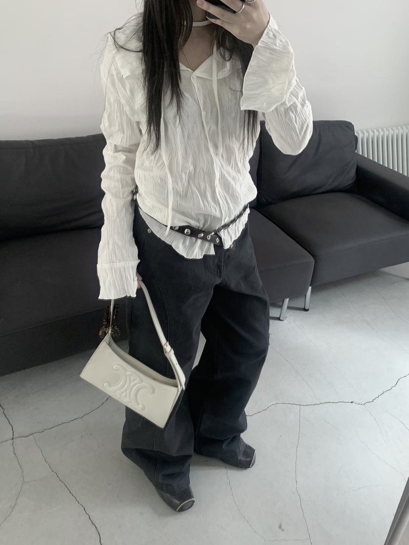MUGE韓國直郵女裝新品人氣休閑時尚真品熱賣推薦襯衫蕾絲衫MUGE襯衫/蕾絲衫