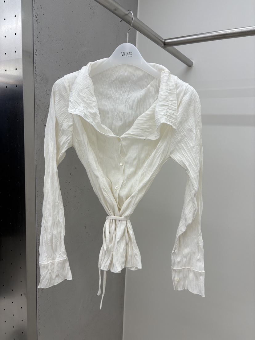 MUGE韓國直郵女裝新品人氣休閑時尚真品熱賣推薦襯衫蕾絲衫MUGE襯衫/蕾絲衫圖色1
