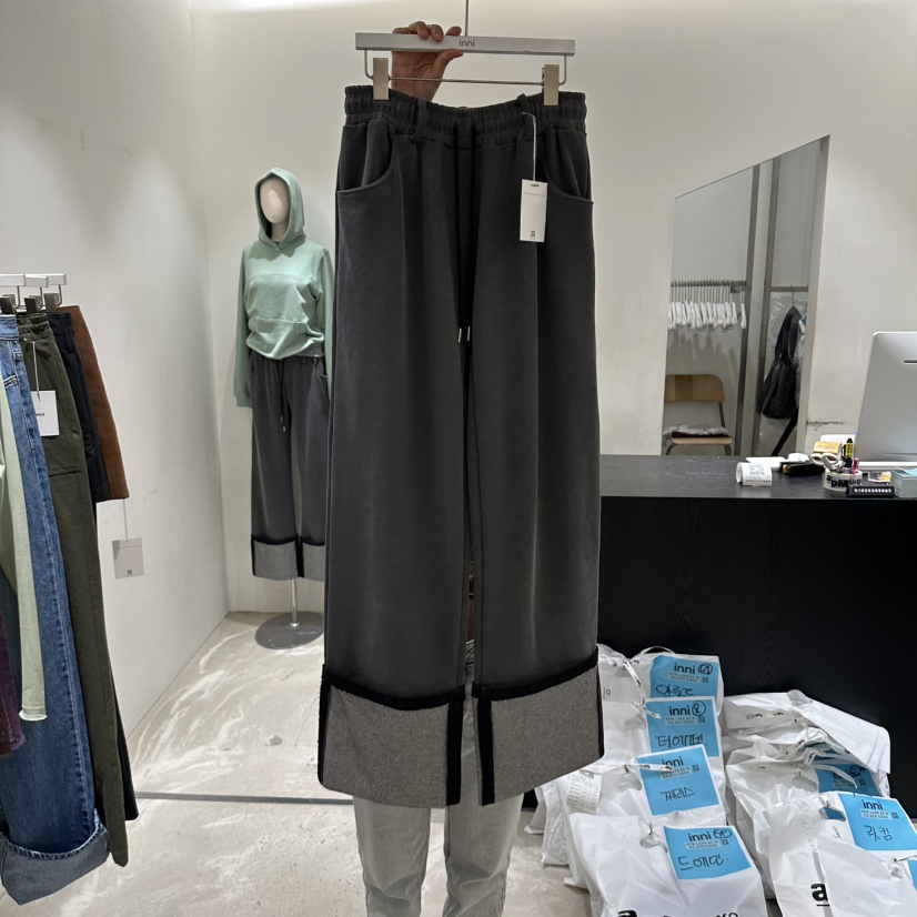 INNI東大門代購女裝新品休閑時尚推薦熱賣真品人氣休閑褲INNI休閑褲圖色2