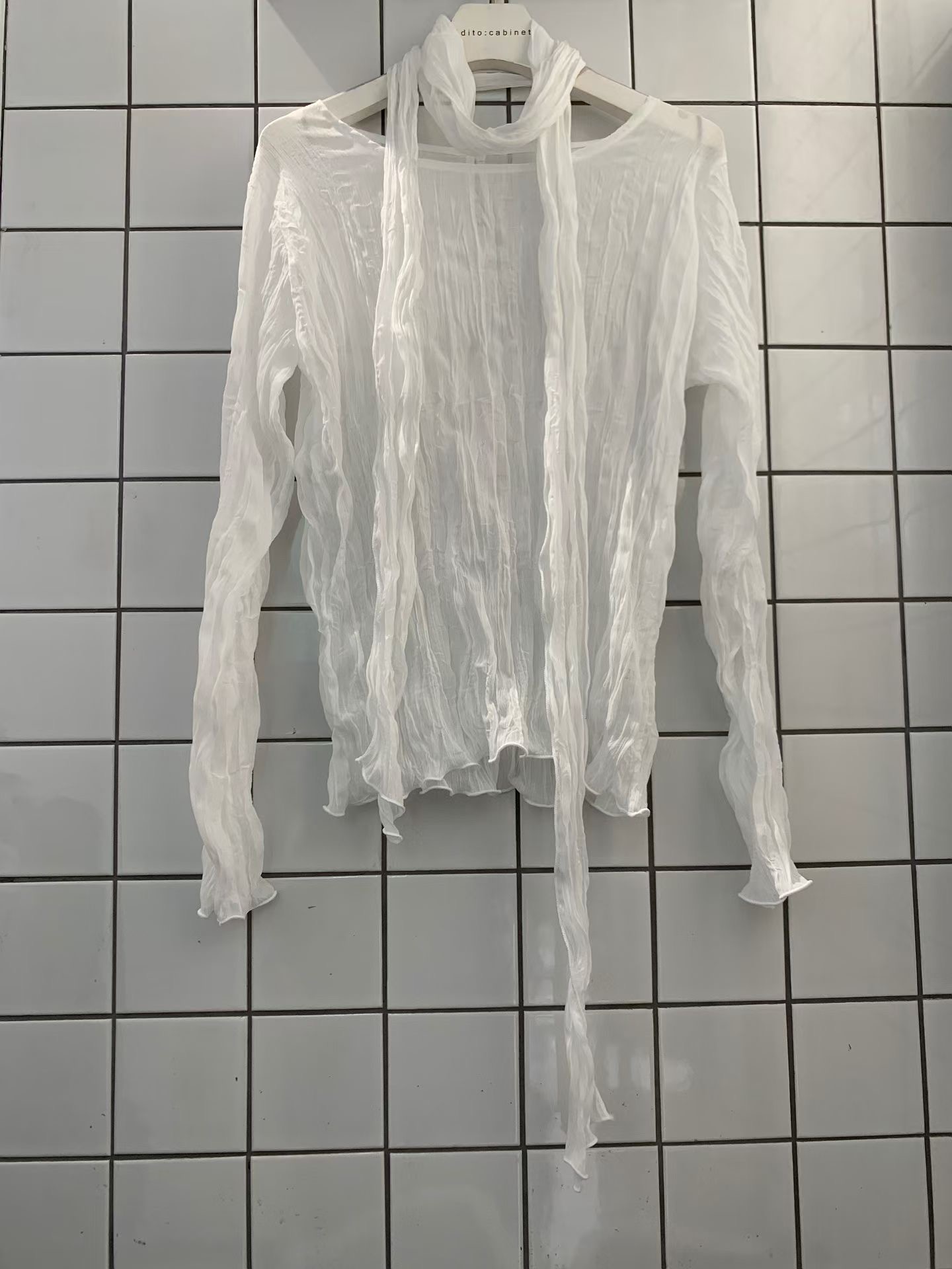 MYCABINET東大門實拍女士新品休閑推薦真品時尚人氣長袖T恤MYCABINET長袖T恤圖色2