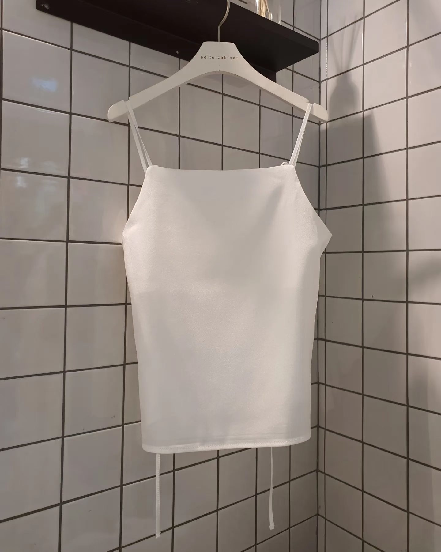 MYCABINET韓國直郵女士新品時尚真品熱賣吊帶背心無袖緞面MYCABINET吊帶/背心圖色3