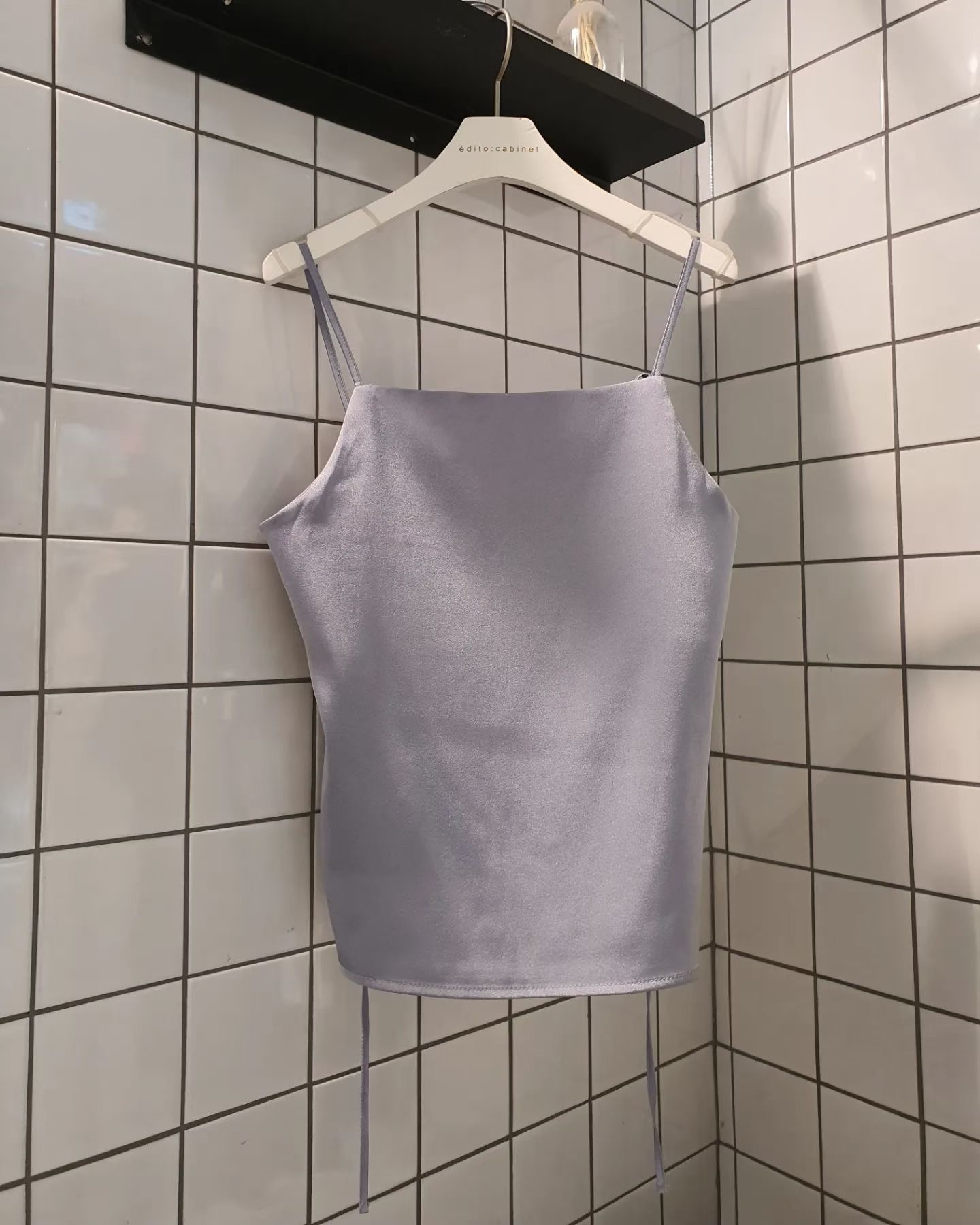 MYCABINET韓國直郵女士新品時尚真品熱賣吊帶背心無袖緞面MYCABINET吊帶/背心圖色5