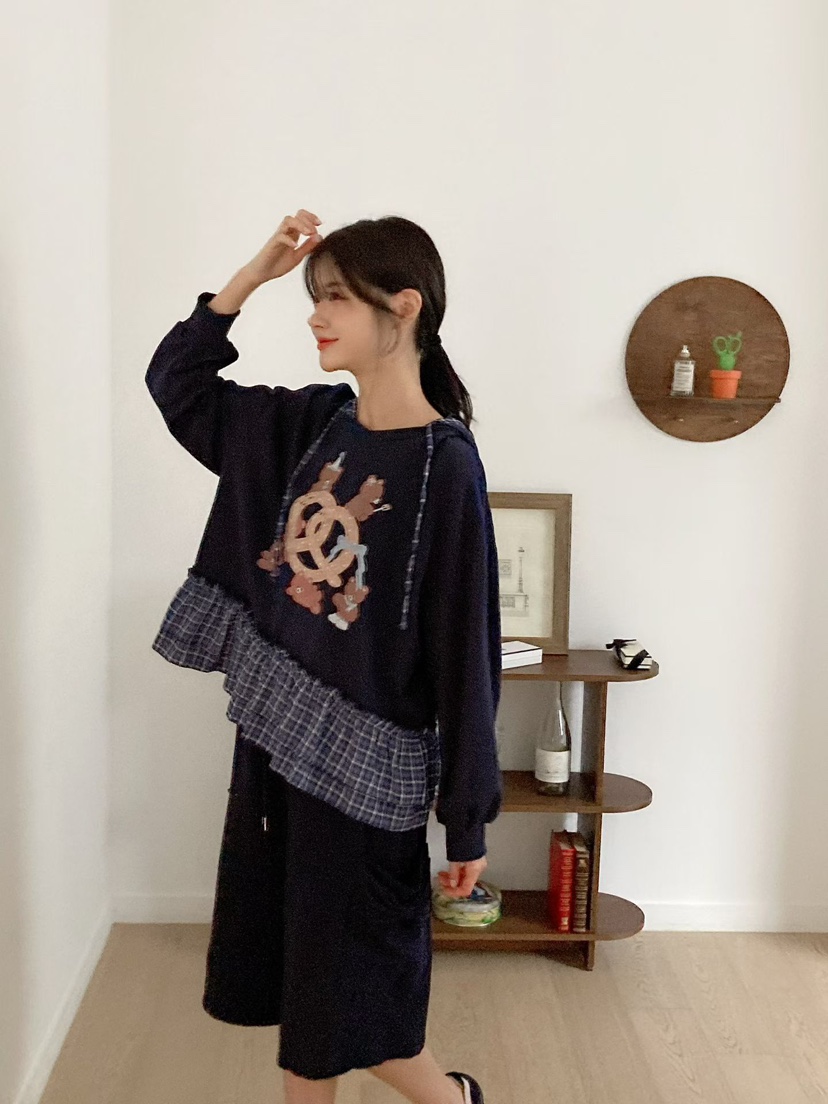 BE&amp;BE東大門代購女裝新款熱賣休閑時尚人氣真品衛衣BE&amp;BE衛衣