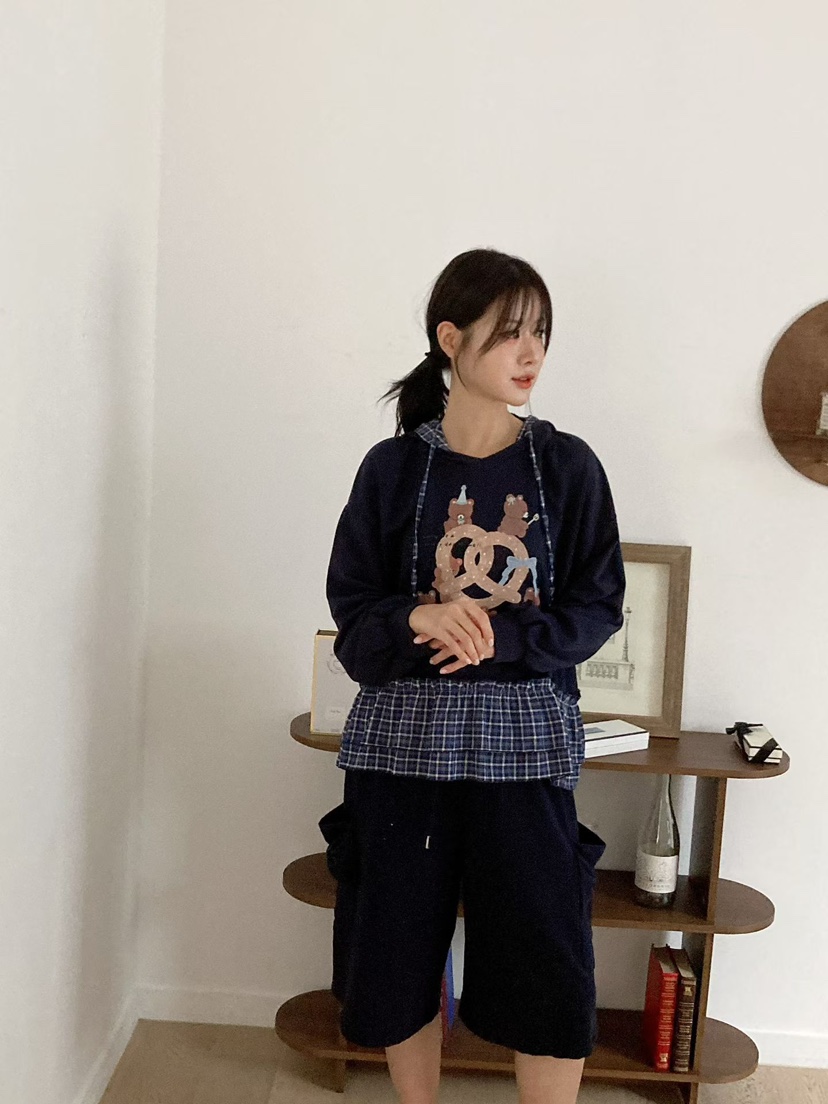 BE&amp;BE東大門代購女裝新款熱賣休閑時尚人氣真品衛衣BE&amp;BE衛衣