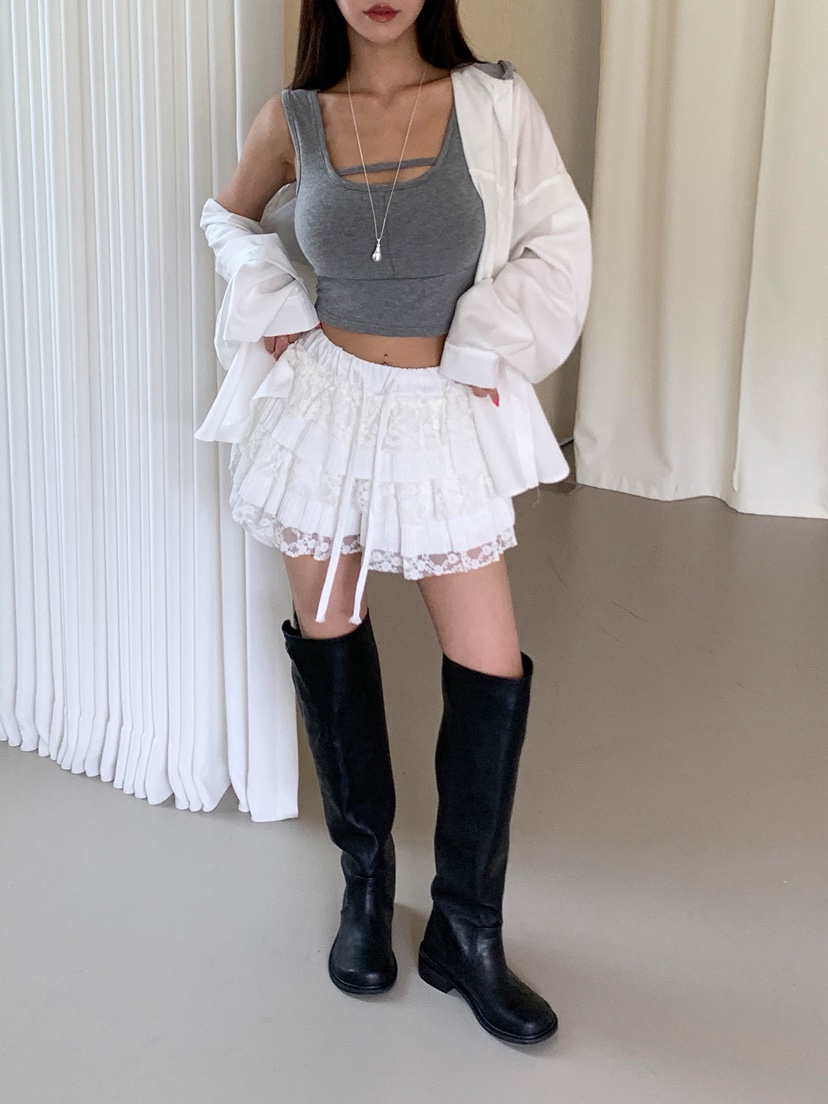 VELEN東大門實拍女裝新款人氣推薦休閑熱賣真品時尚短裙VELEN短裙